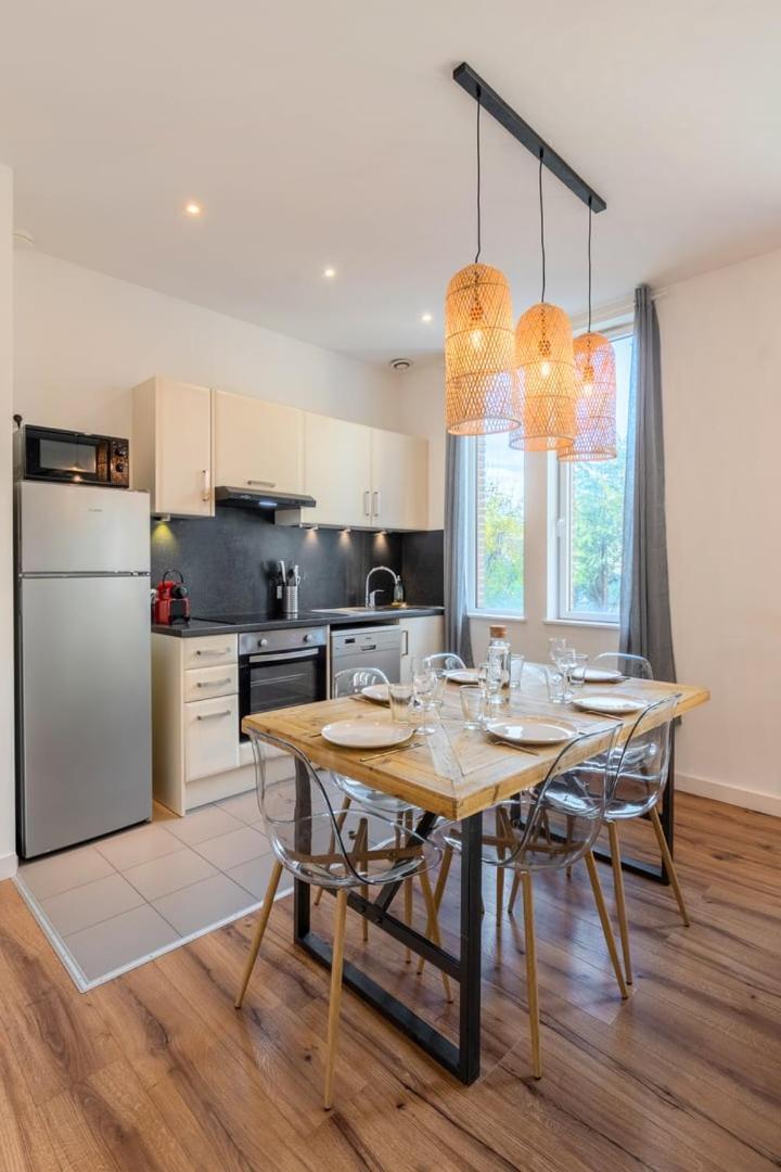 Modern, Quiet 3-Bedroom Apartment With Parking Marcq-en-Baroeul Exterior photo