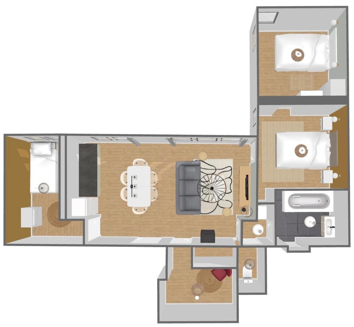 Modern, Quiet 3-Bedroom Apartment With Parking Marcq-en-Baroeul Exterior photo