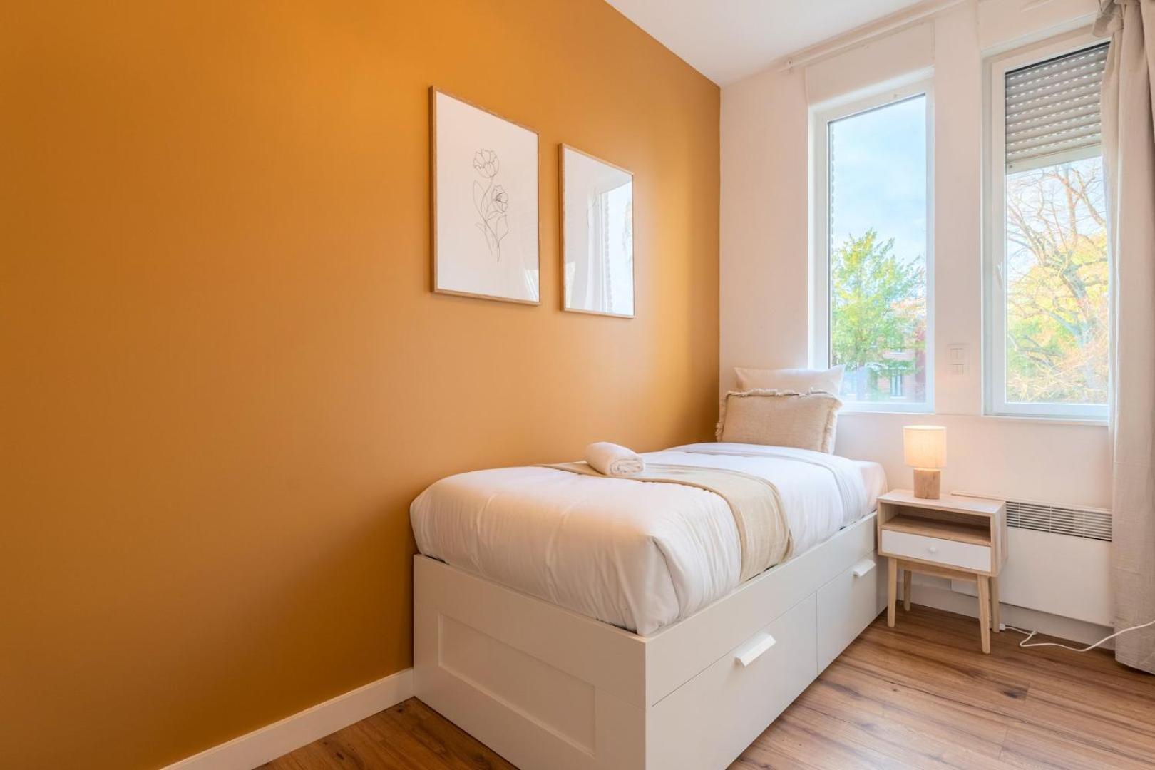 Modern, Quiet 3-Bedroom Apartment With Parking Marcq-en-Baroeul Exterior photo